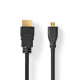 Nedis HDMI til Micro-HDMI-kabel, 1,5 meter Nedis HDMI til Micro-HDMI-kabel, 1,5 meter