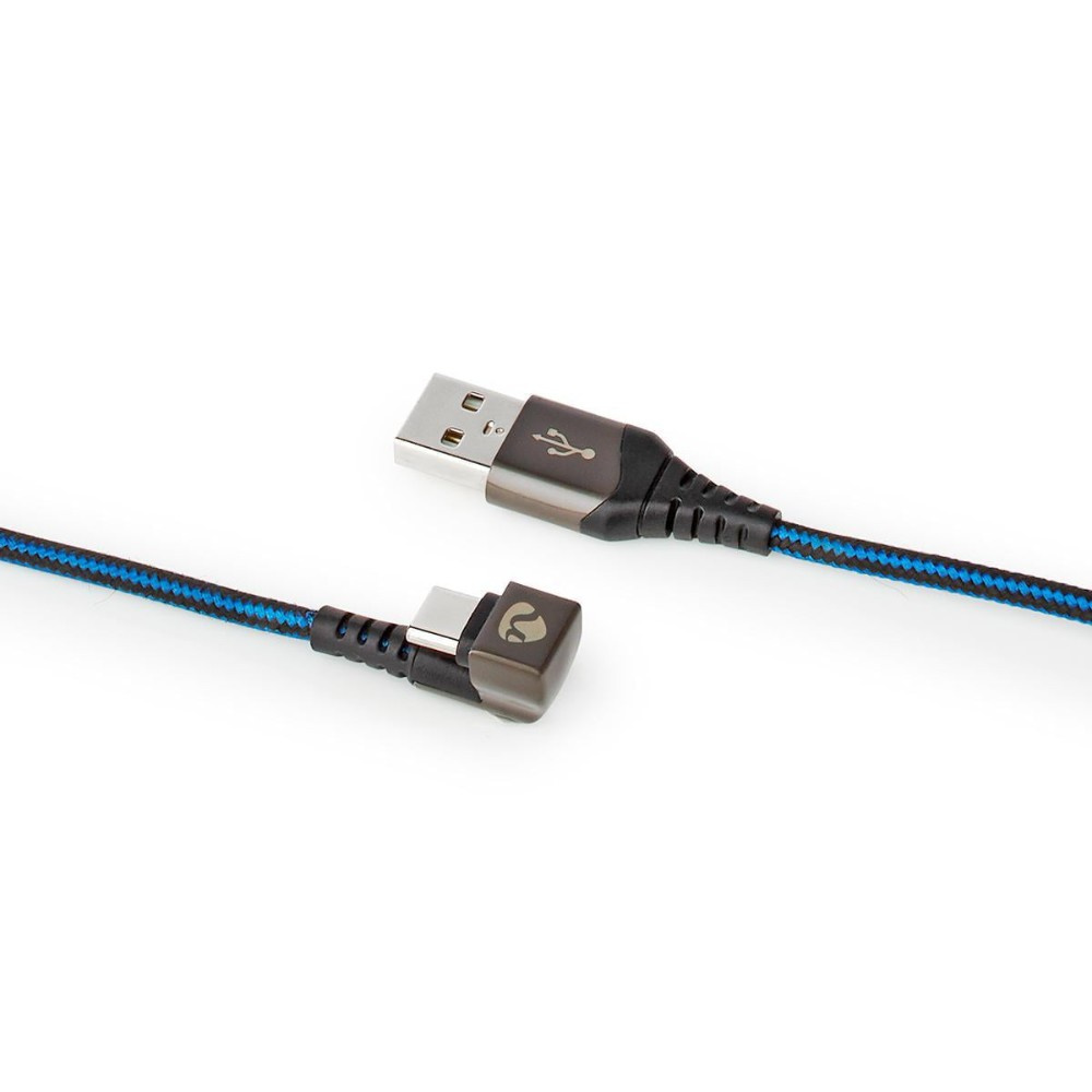 Nedis USB-A til USB-C-kabel, 180°-stik, 1 meter