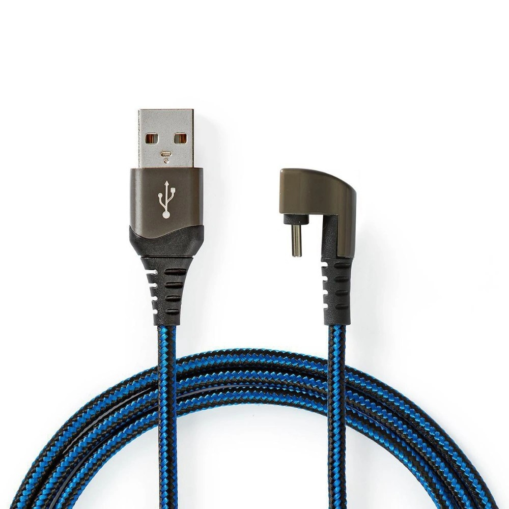 Nedis USB-A til USB-C-kabel, 180°-stik, 2 meter