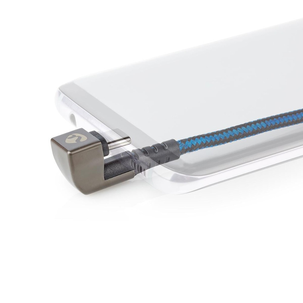 Nedis USB-A til USB-C-kabel, 180°-stik, 2 meter