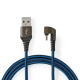Nedis USB-A til USB-C-kabel med 180° stik Nedis USB-A til USB-C-kabel med 180° stik