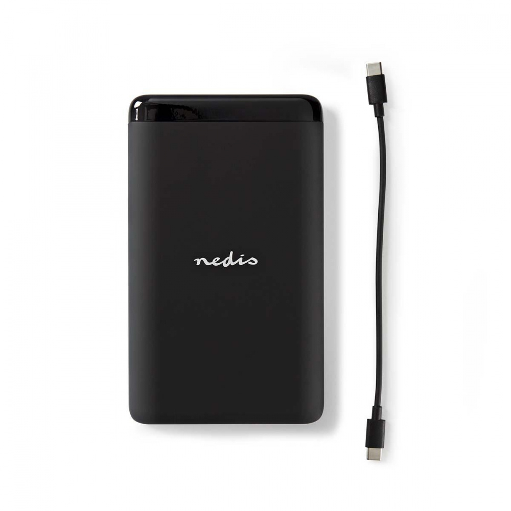 Nedis powerbank 20 000 mAh, 2x USB-A & USB-C 3.0 utgång