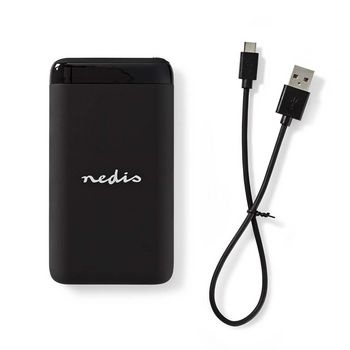 Nedis powerbank 6000 mAh, USB-A & USB-C 3.0 utgång