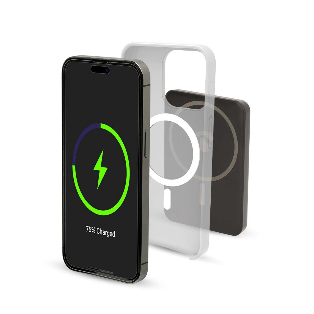 Nedis powerbank, 5 000 mAh, magnetisk trådløs opladning