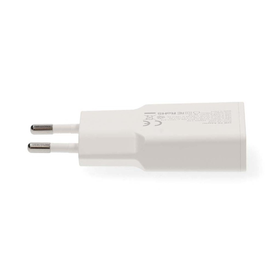 Nedis WCH-A20 GaN-vægoplader 20 Watt, hvid