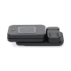 NEDIS WDCHAQ15W210BK trådløs 3-i-1-oplader, sort/sølv NEDIS WDCHAQ15W210BK trådløs 3-i-1-oplader, sort/sølv