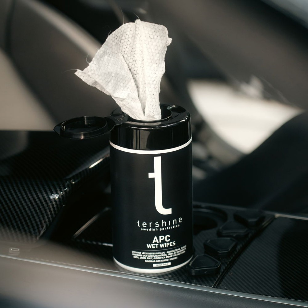 Tershine APC - Wet Wipes allrengöring, grønt æble