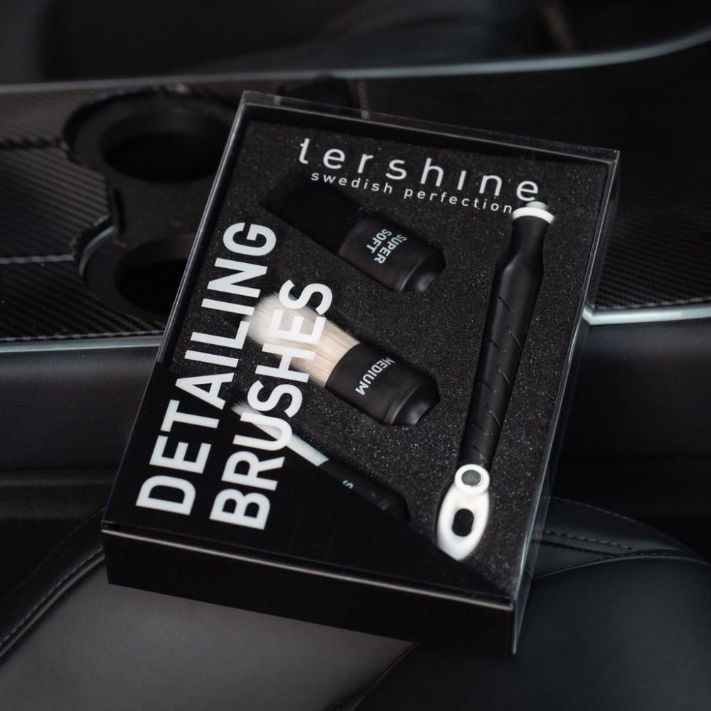 Tershine Detailing Brushes, premium rekondpensler