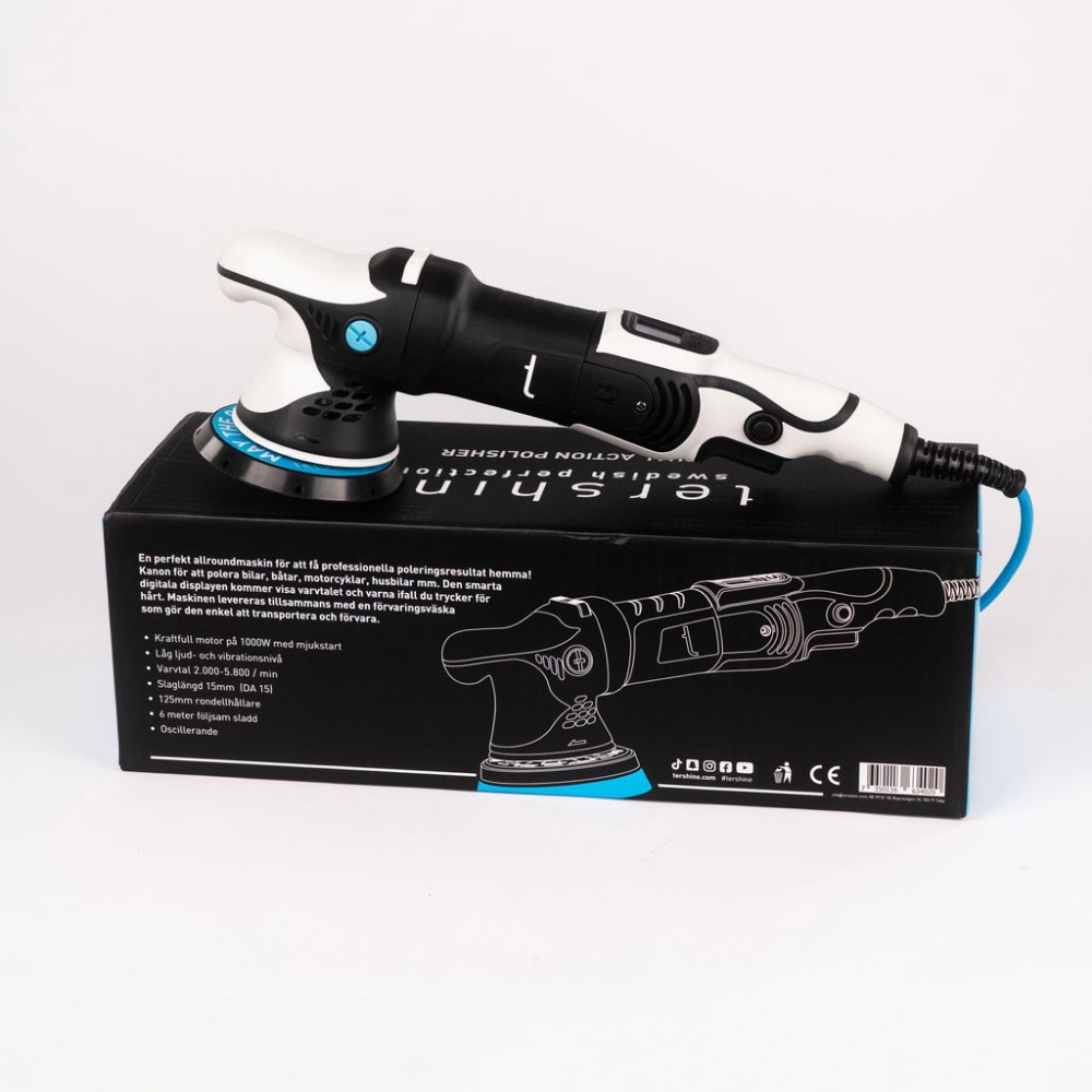 Tershine Polermaskine DA15 V2, oscillerende 1000W
