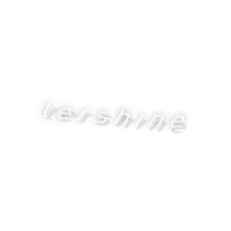 Tershine Dekal, 8cm hvid