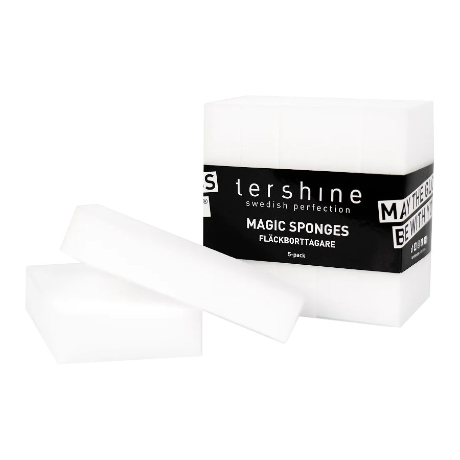 Tershine Magic Sponges - Pletfjerner, 5-pack