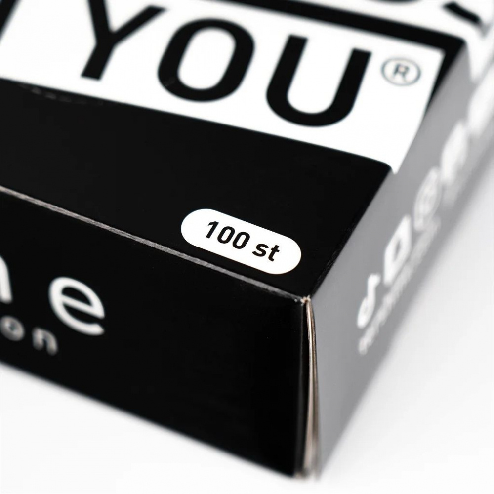 Tershine Nitrilhandsker, sorte 100-pak, medium 7-8