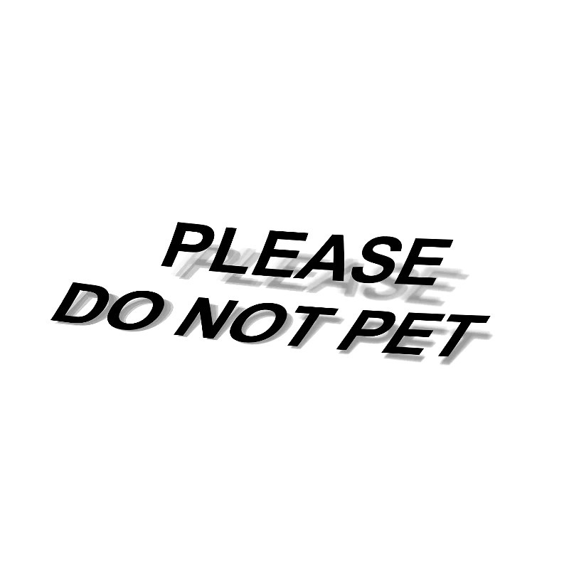 Tershine Dekal - Please Do Not Pet, sort