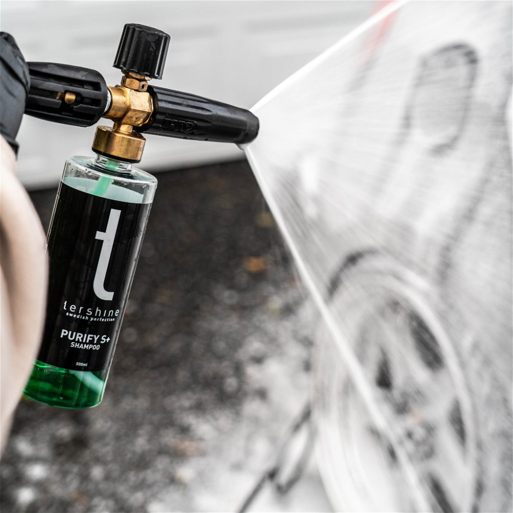 Tershine Purify S+ - Shampoo, keramisk shampoo med lakbeskyttelse, 500 ml