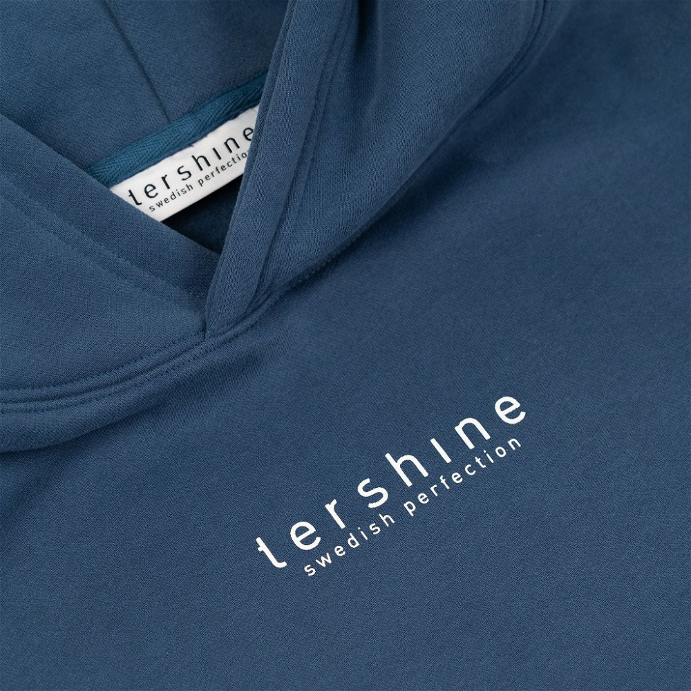Tershine Defineret Hoodie, blå medium