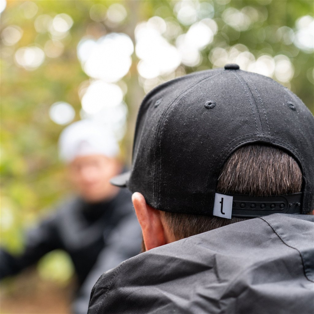 Tershine Snapback-cap, hvid logo