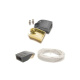 Supra HDMI Install Kit MET-B / BRAID, vinklet kappe og kabelstrømpe Supra HDMI Install Kit MET-B / BRAID, vinklet kappe og kabelstrømpe