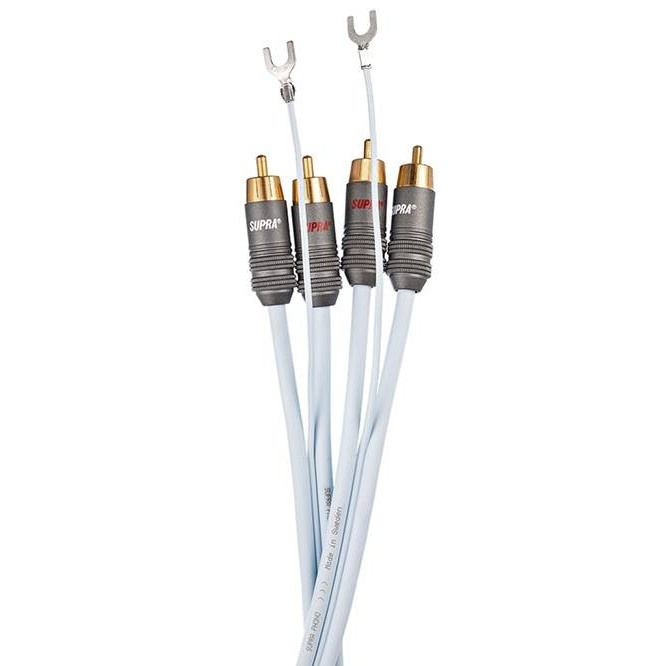 Supra Phono 2RCA-SC signalkabel til pladespiller, 0.7 meter