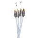 Supra Phono 2RCA-SC signalkabel til pladespiller, 0.7 meter Supra Phono 2RCA-SC signalkabel til pladespiller, 0.7 meter