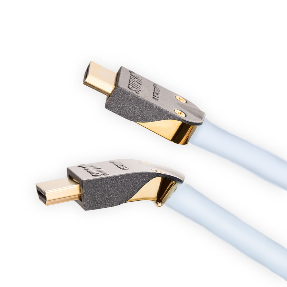 Supra HDMI 2.1 UHD8K HDMI-kabel med understøttelse for 8K HDR, hvid 3 meter