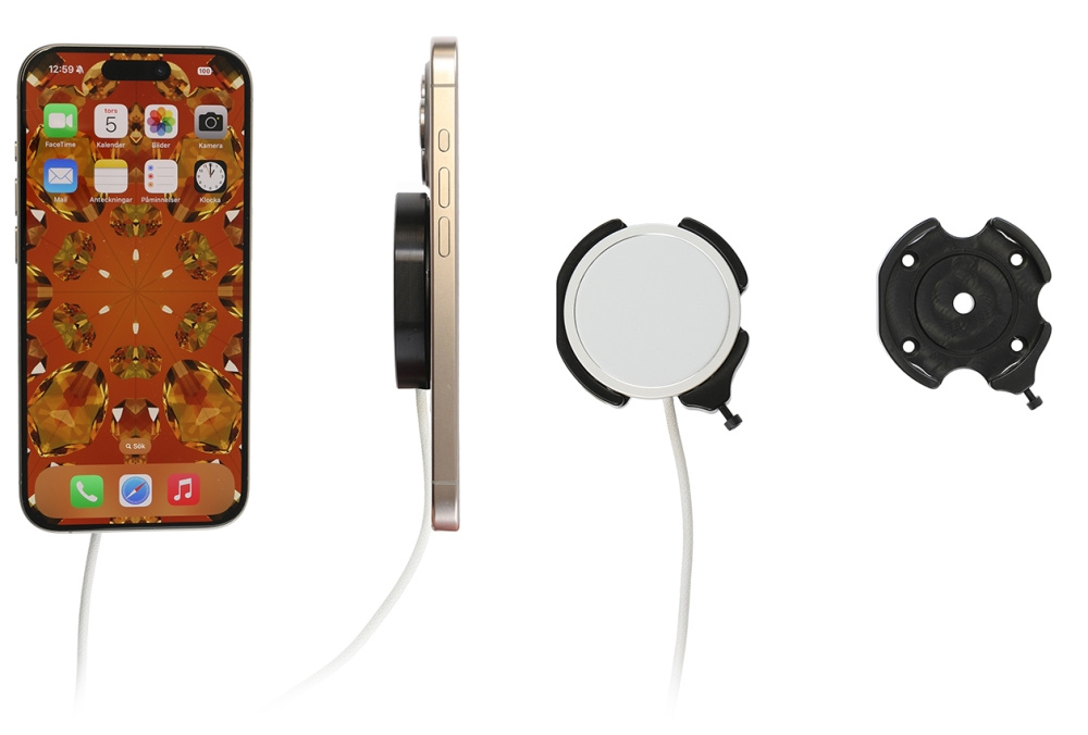 Brodit Holder, Apple iPhone 12/12 Mini/12 Pro/12 Pro Max/13/13 Mini/13 Pro/13 Pro Max/14/14 Plus m. fl.