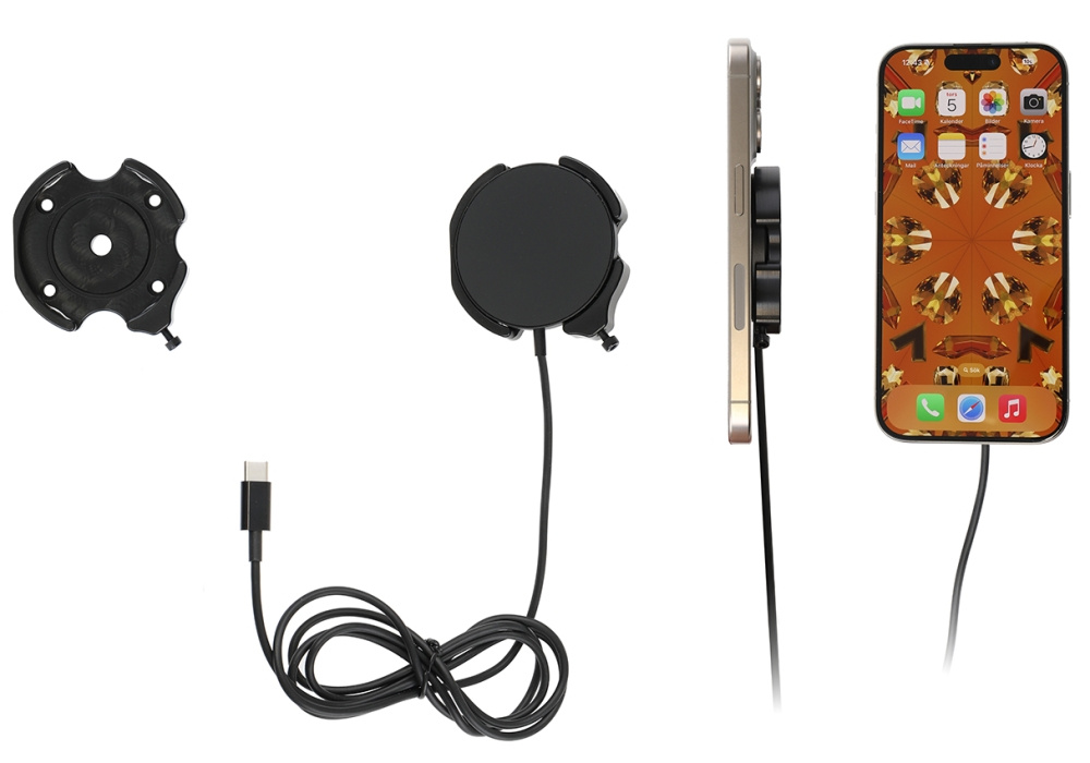 Brodit Holder, Apple iPhone 12/12 Mini/12 Pro/12 Pro Max/13/13 Mini/13 Pro/13 Pro Max/14/14 Plus m. fl.