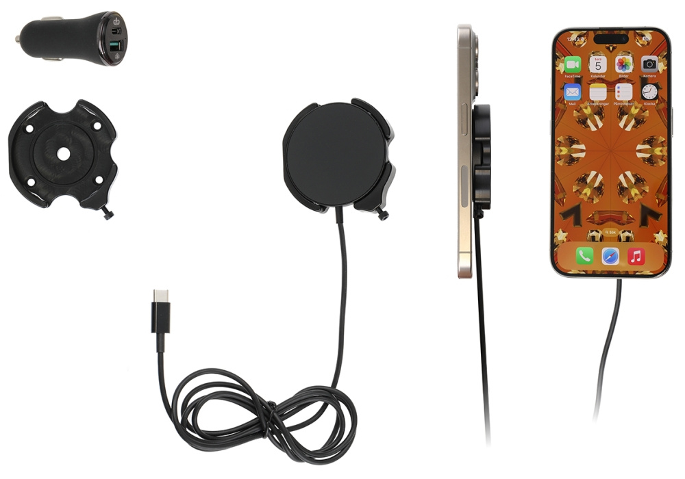 Brodit Holder, Apple iPhone 12/12 Mini/12 Pro/12 Pro Max/13/13 Mini/13 Pro/13 Pro Max/14/14 Plus m. fl.