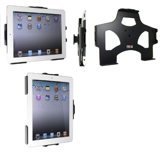 Brodit Passiv holder med kugleled, Apple iPad 2 (A1395, A1396, A1397)/3rd Gen (A1416, A1430, A1403)/4th Gen (A1458, A1459, A1460)/With Retina (Lightning Connector)