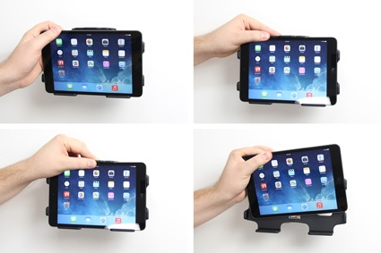 Brodit Passiv holder med kugleled, Apple iPad Mini (A1432, A1454, A1455)/2 (A1489, A1490, A1491)/3 (A1599, A1600)/Retina