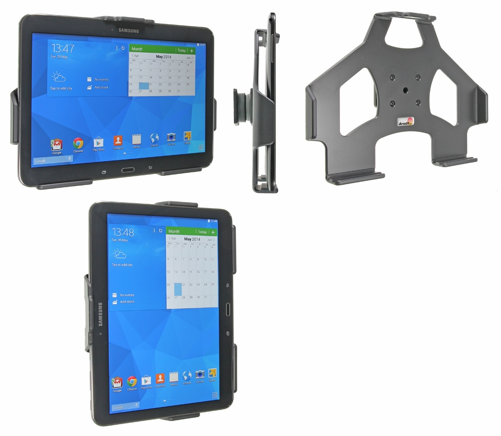 Brodit Passiv holder med kugleled, Samsung Galaxy Tab 4 10.1 SM-T530/SM-T531/SM-T535
