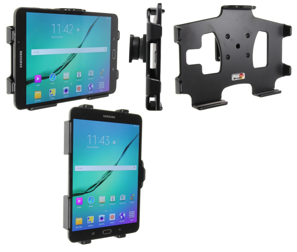 Brodit Passiv holder med kugleled, Samsung Galaxy Tab S2 8.0 SM-T713 /SM-T719 