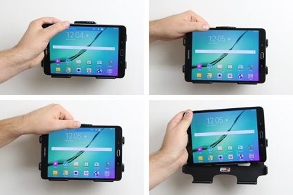 Brodit Passiv holder med kugleled, Samsung Galaxy Tab S2 8.0 SM-T713 /SM-T719 