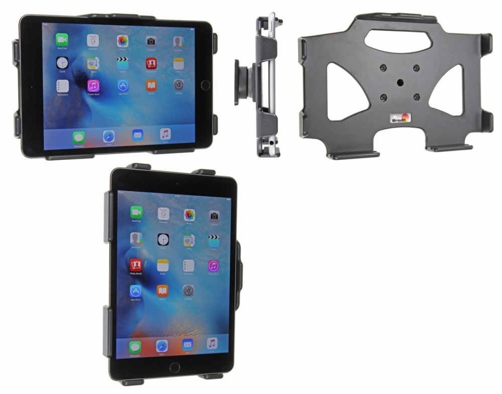Brodit Passiv holder med kugleled, Apple iPad Mini 2019/4 (A1538, A1550)/5th Gen (A2124, A2125, A2126, A2133)