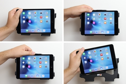 Brodit Passiv holder med kugleled, Apple iPad Mini 2019/4 (A1538, A1550)/5th Gen (A2124, A2125, A2126, A2133)