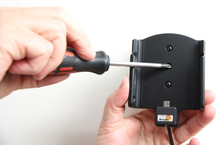 Brodit Aktiv holder med cigarettkontakt, Samsung Galaxy J3 (2016)/J5 (2017)