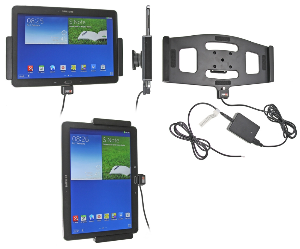 Brodit Aktiv holder til fast installation, Samsung Galaxy Note 10.1 (2014 Edition) SM-P6000/SM-P6050