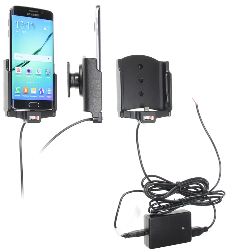 Brodit Aktiv holder til fast installation, Samsung Galaxy S6 edge 