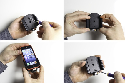 Brodit Holder til Kabeltilslutning, Apple iPhone 5/5C/5S/SE