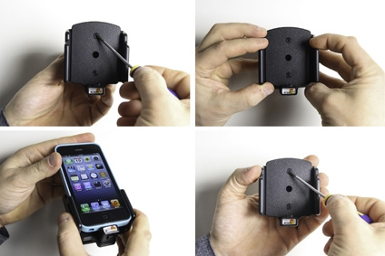 Brodit Holder til Kabeltilslutning, Apple iPhone 5/5C/5S/SE