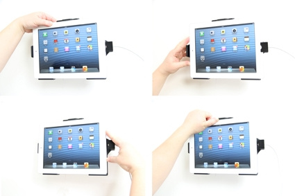 Brodit Holder til Kabeltilslutning, Apple iPad 4th Gen (A1458, A1459, A1460)/With Retina (Lightning Connector)