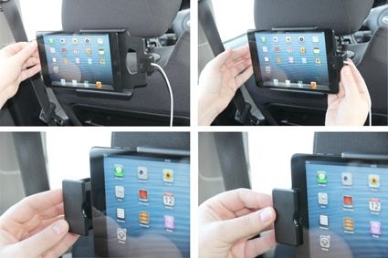 Brodit Holder med fjederlås, Apple iPad Mini (A1432, A1454, A1455) 