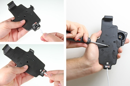 Brodit Holder til Kabeltilslutning, Apple iPhone 6 Plus/6S Plus/7 Plus/8 Plus/Xs Max