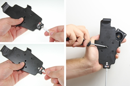 Brodit Holder til Kabeltilslutning, Apple iPhone 6 Plus/6S Plus/7 Plus/8 Plus/Xs Max