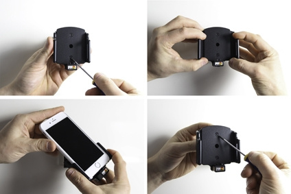 Brodit Holder til Kabeltilslutning, Apple iPhone 6/6S/7/8/SE 2nd Gen 2020/X/Xs