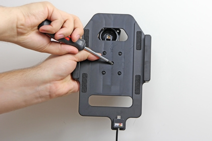 Brodit Aktiv holder med USB-kabel og cigaretadapter, Samsung Galaxy Tab E 8.0 