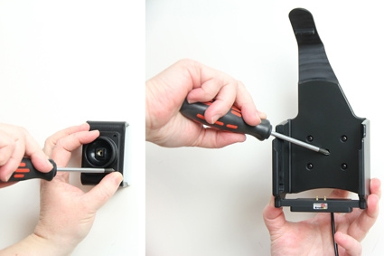 Brodit Aktiv holder med USB-kabel og cigaretadapter, Apple iPhone 6 Plus 