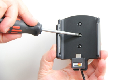 Brodit Aktiv holder med USB-kabel og cigaretadapter, Samsung Galaxy A3 (2017) 