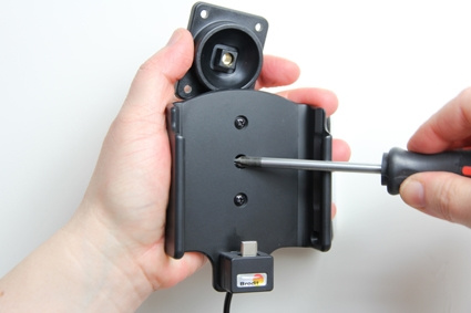 Brodit Aktiv holder med USB-kabel og cigaretadapter, Samsung Galaxy S8+ 