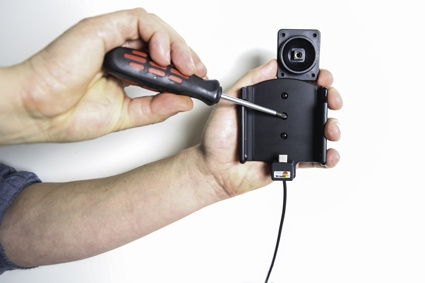 Brodit Aktiv holder med USB-kabel og cigaretadapter, Samsung Galaxy Note 8 