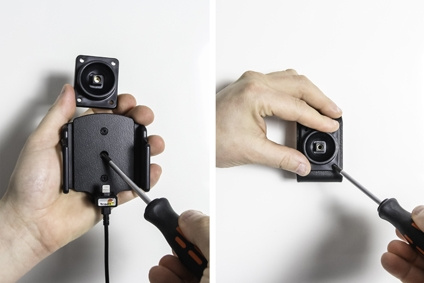 Brodit Aktiv holder til fast montering, Apple iPhone 12 Mini/13 Mini/5/5C/5S/SE